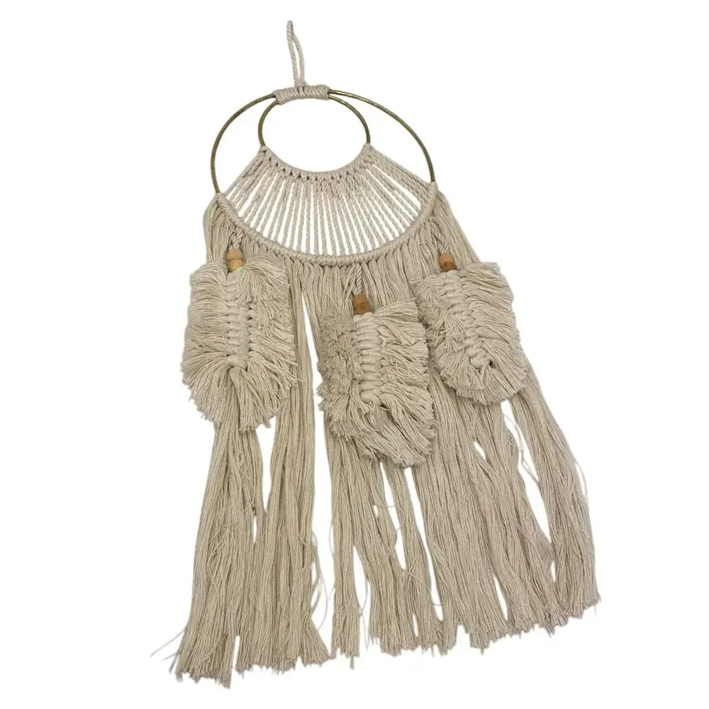 Macrame Wall Hanging Dreamcatcher Boho Hippie Festival Good Vibes Decor Tranquil